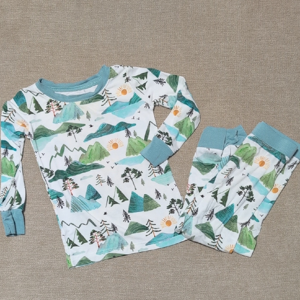 Little Sleepies 12-18m 2pc In Mountain Mist